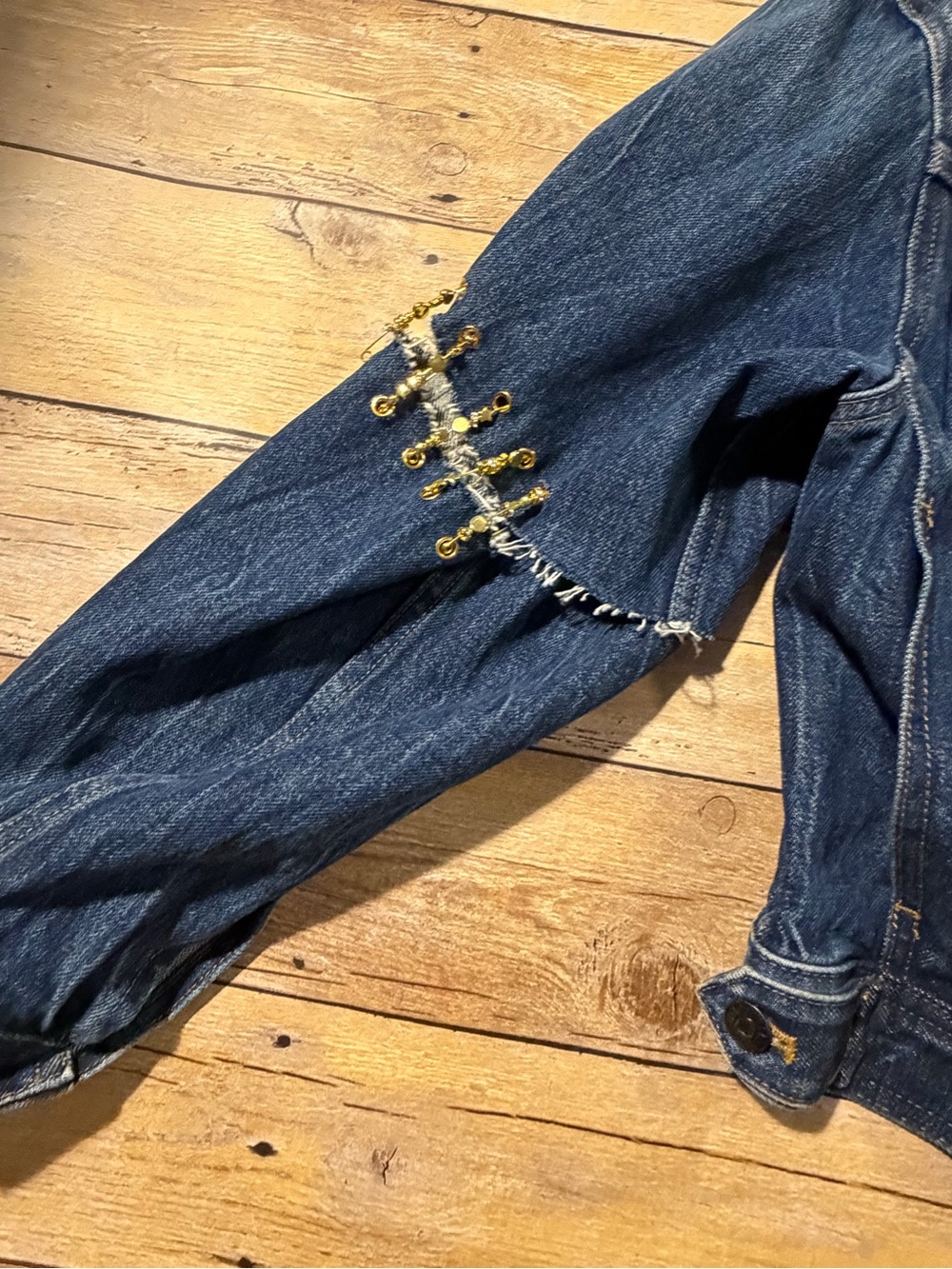 Madewell x Kaihara Boxy Jean Jacket NS177 Karney Wash Medium - Customized - Picture 5 of 6